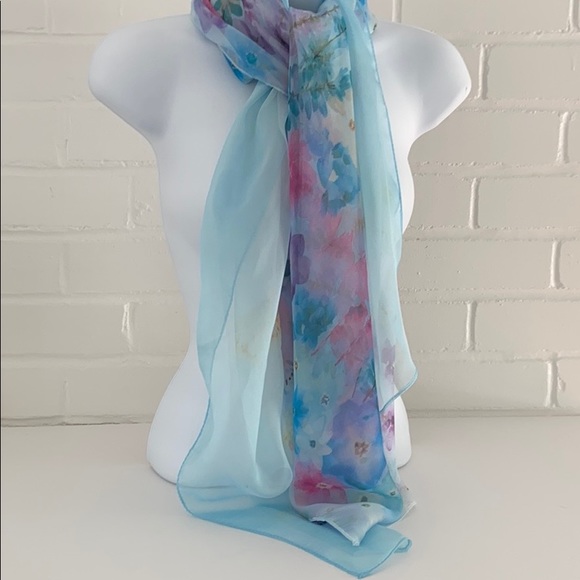 Women’s Classic Pastel Spring/Summer Dress Scarf Scarve - Picture 3 of 4